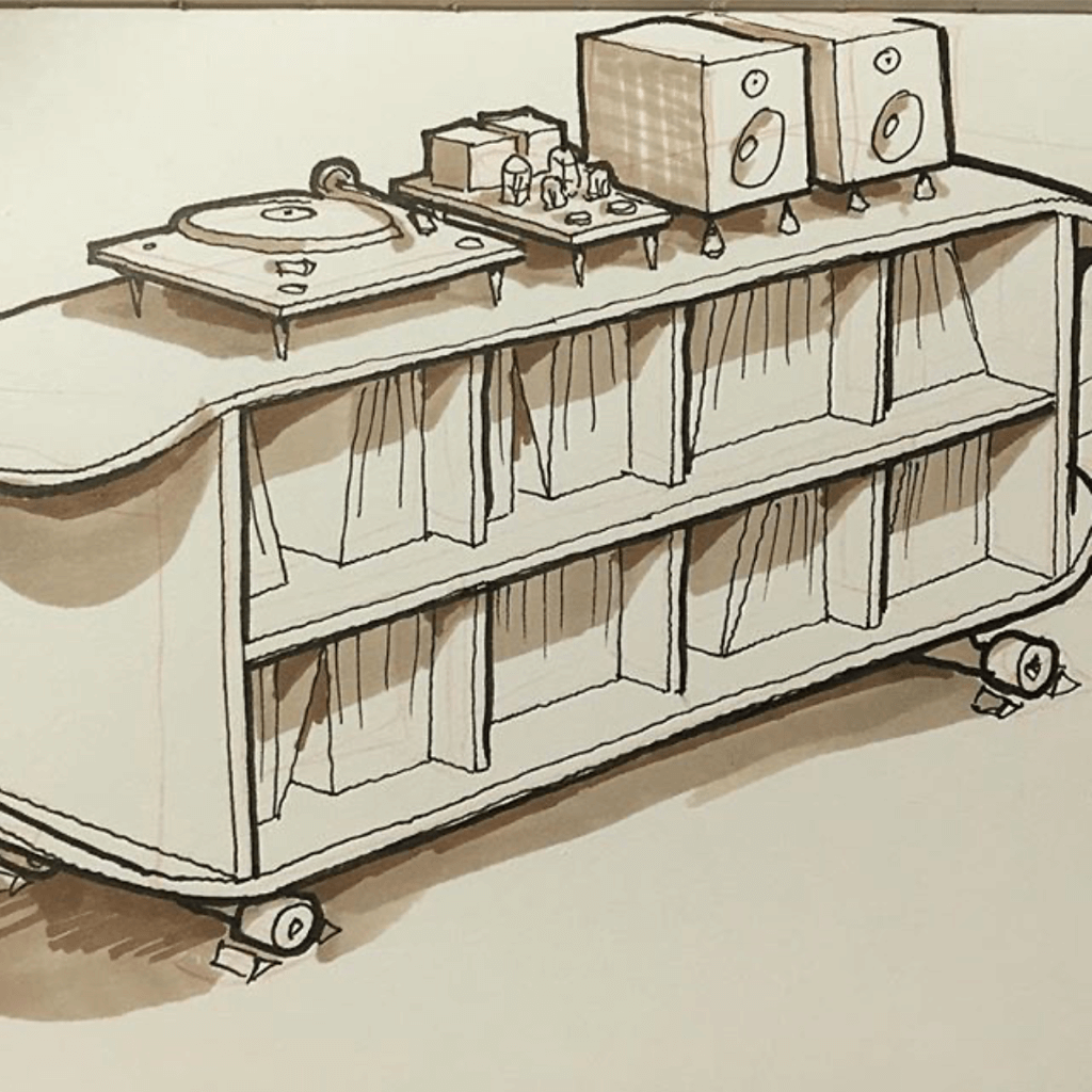 Skate shelf