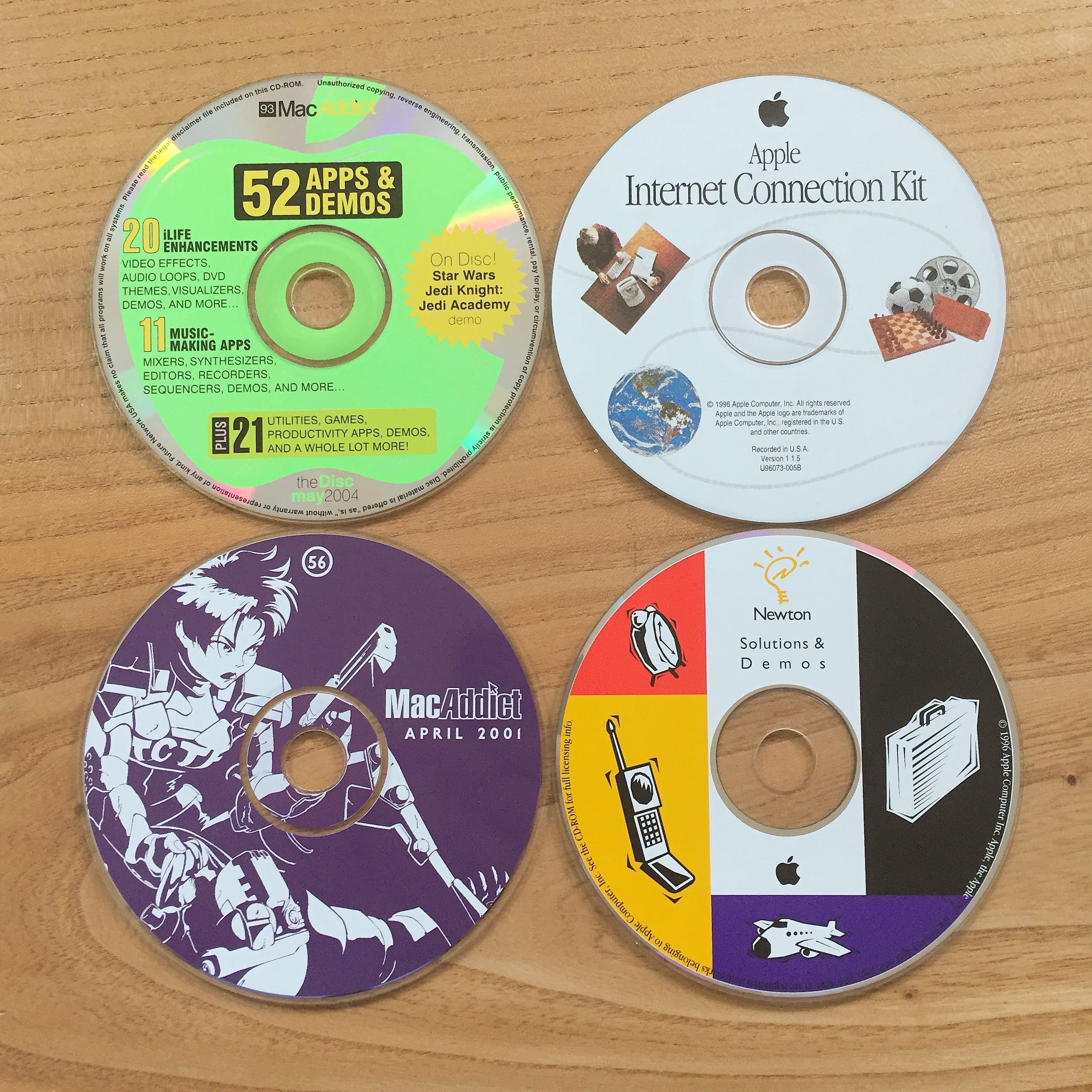 Compact Discs for Apple OS