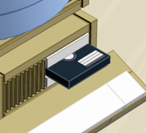 Floppy disk Lego