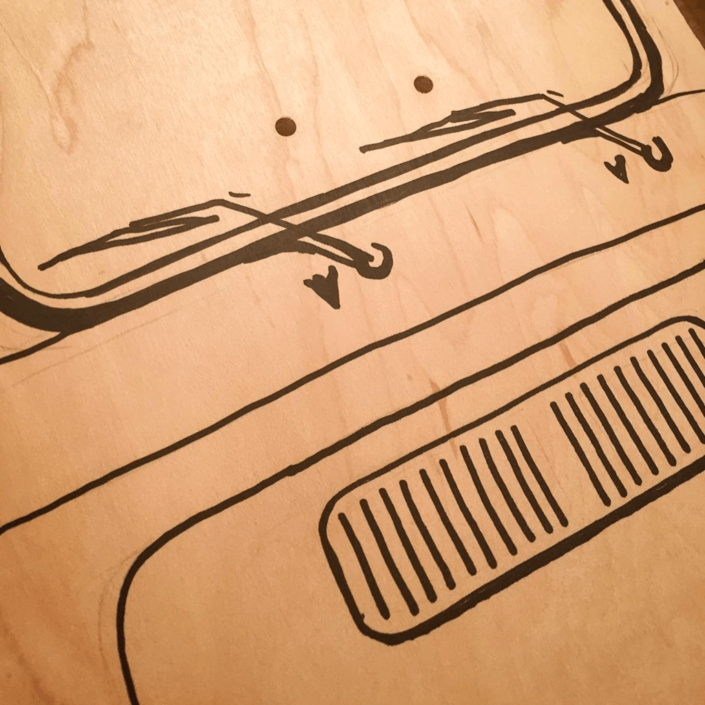 Skate deck art
