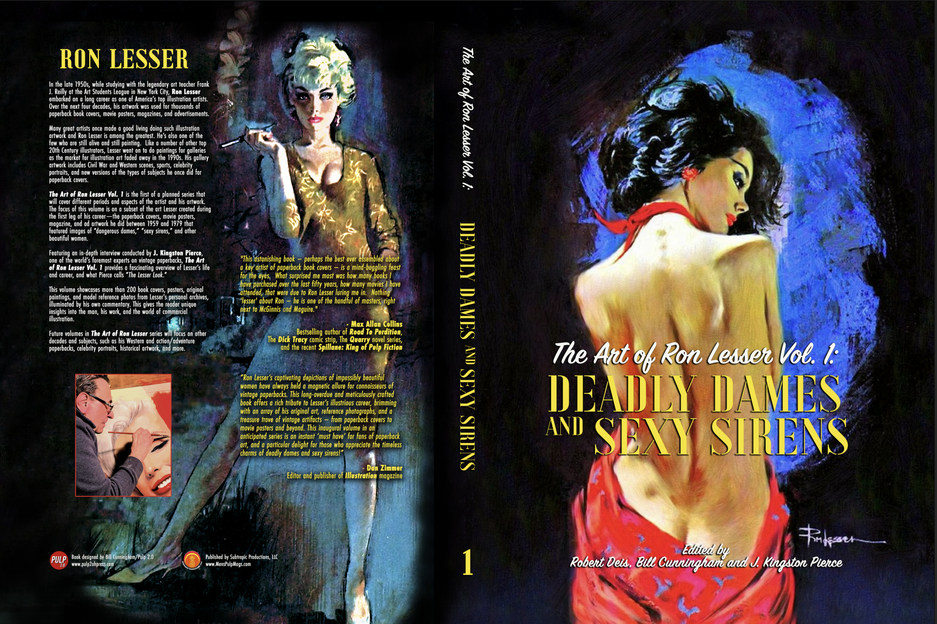 Cover artwork for Ron Lesser book