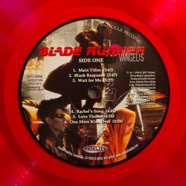 red vinyl