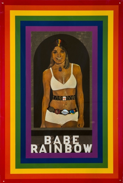 Babe Rainbow Print