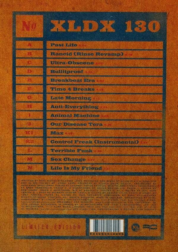The tracklisting for the full album release