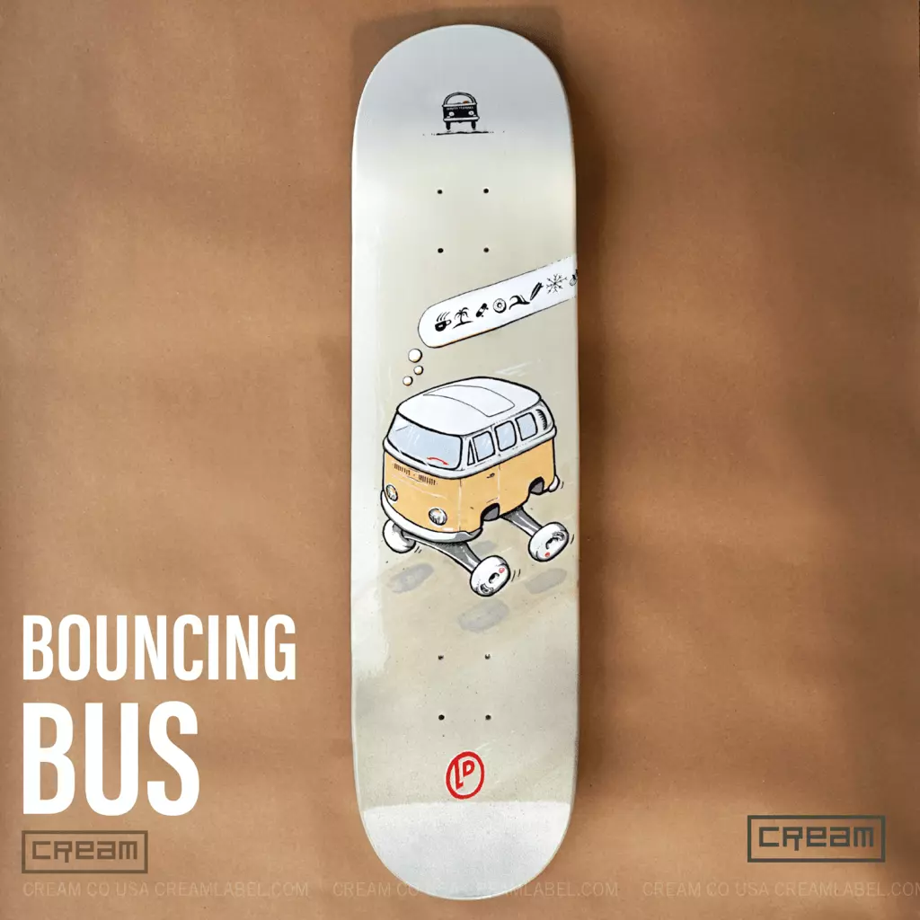bouncing bus deck from Cream Co