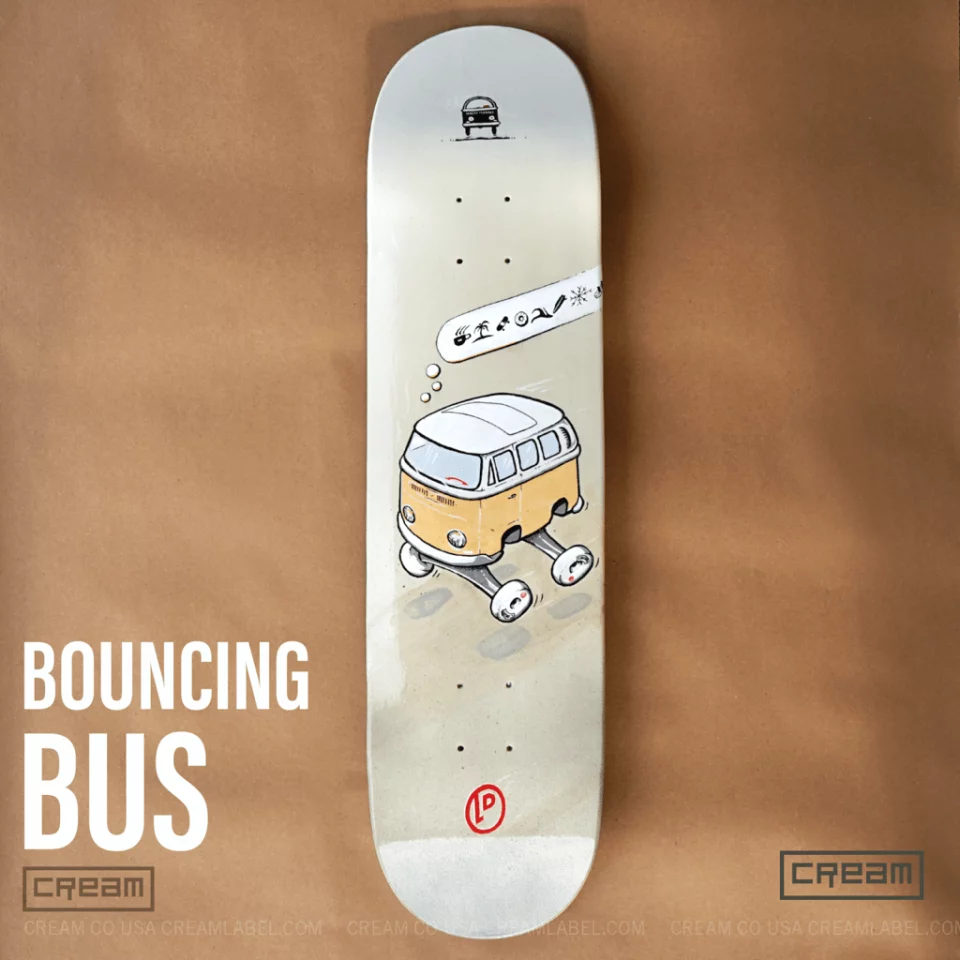 bouncing bus deck from Cream Co