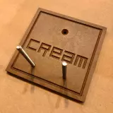 Floating Cream Skate Hanger
