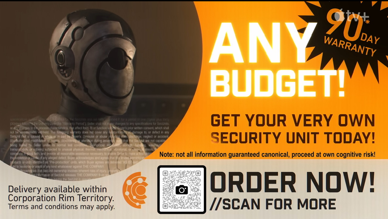 Fake robot ad