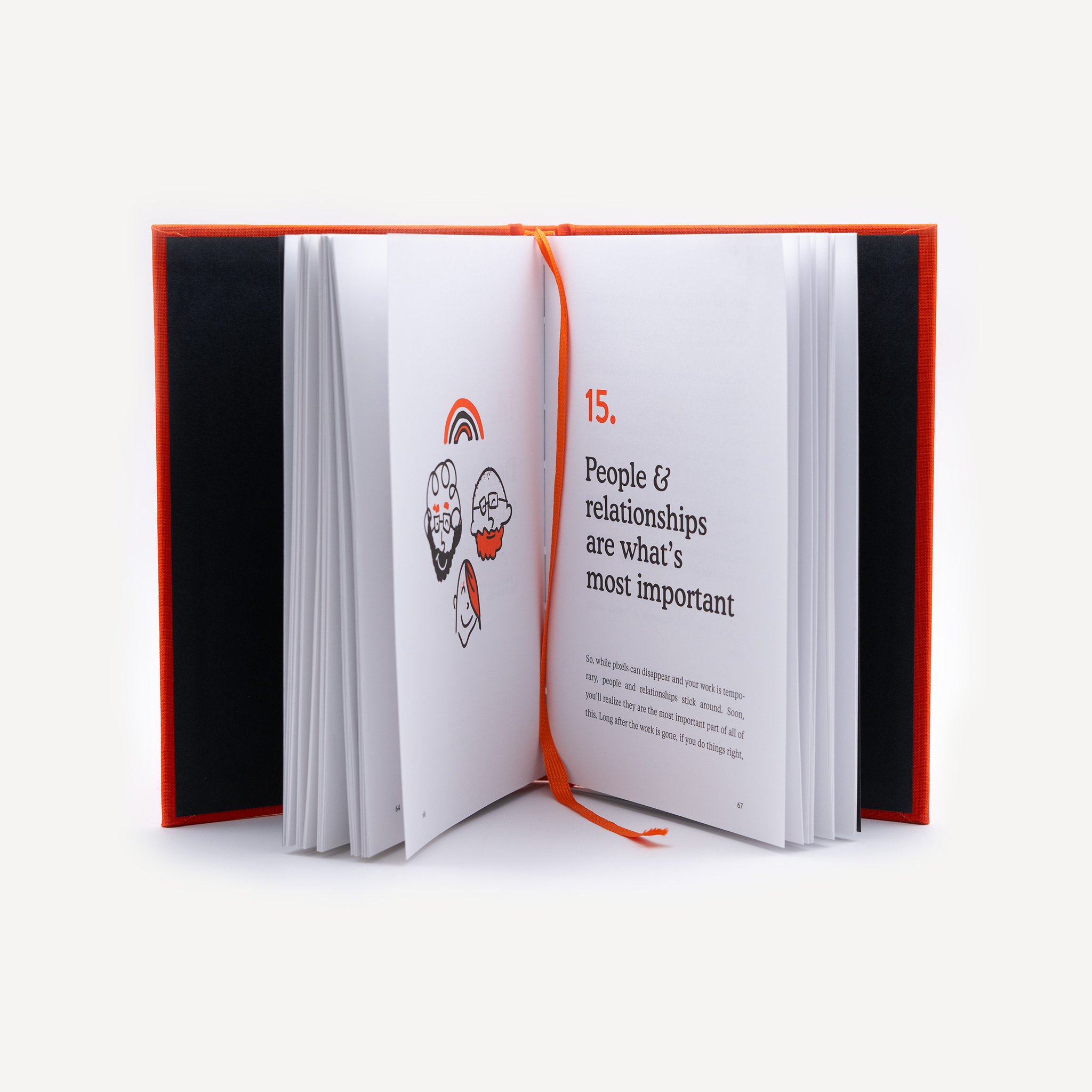 standing book