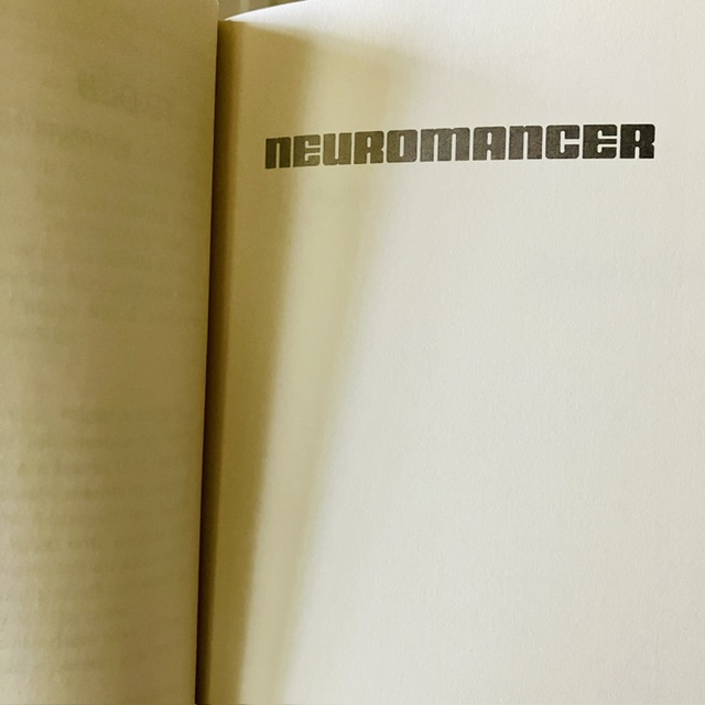 Title page for William Gibson’s novel *Neuromancer*