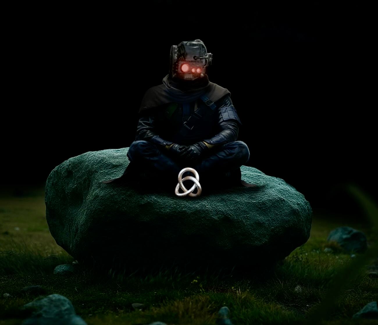 Watch the visualizer on their site to see more than two hours of this character meditating on a boulder in a misty valley. It’s amazing, that there is no flinching, coughing, or restroom visits, really.