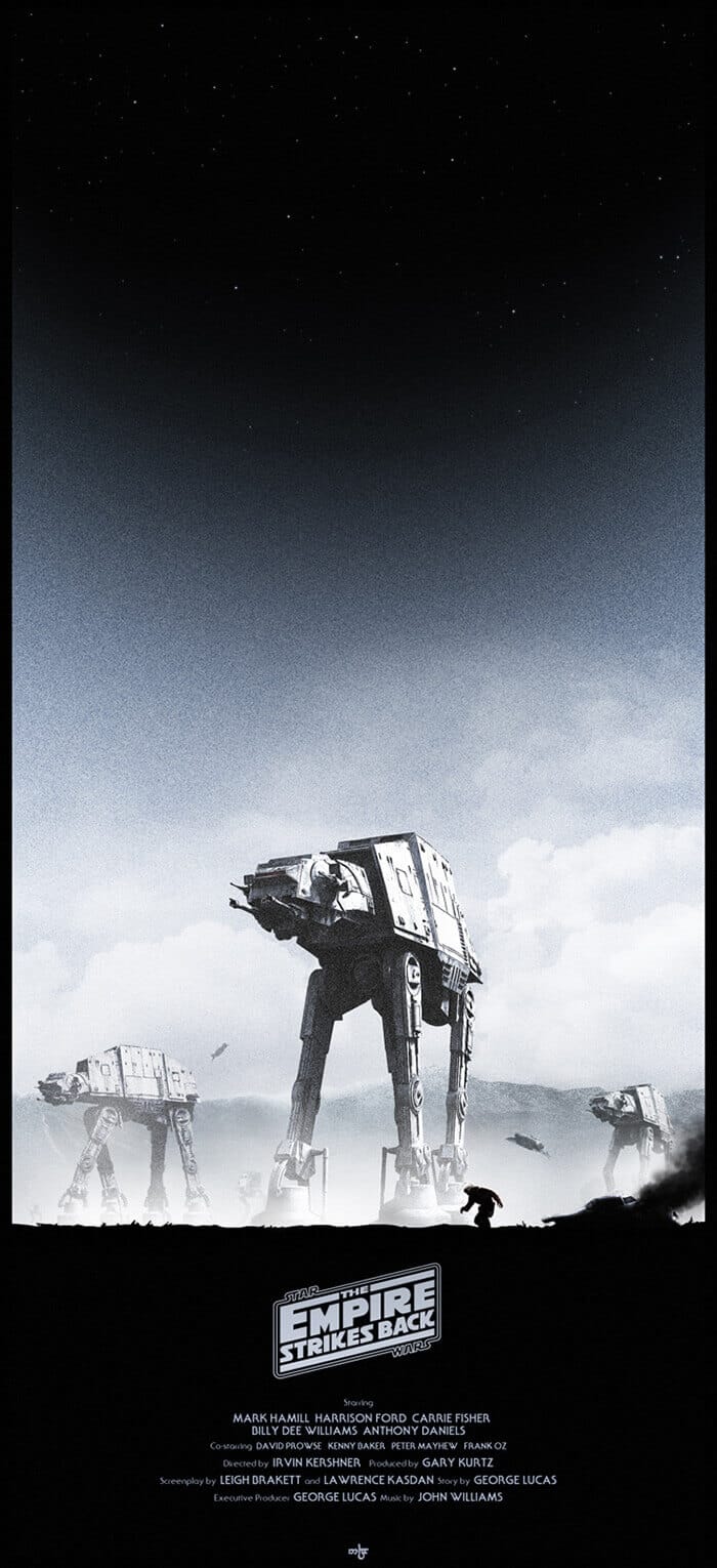 The Empire Strikes Back Alternate Movie Poster Design
