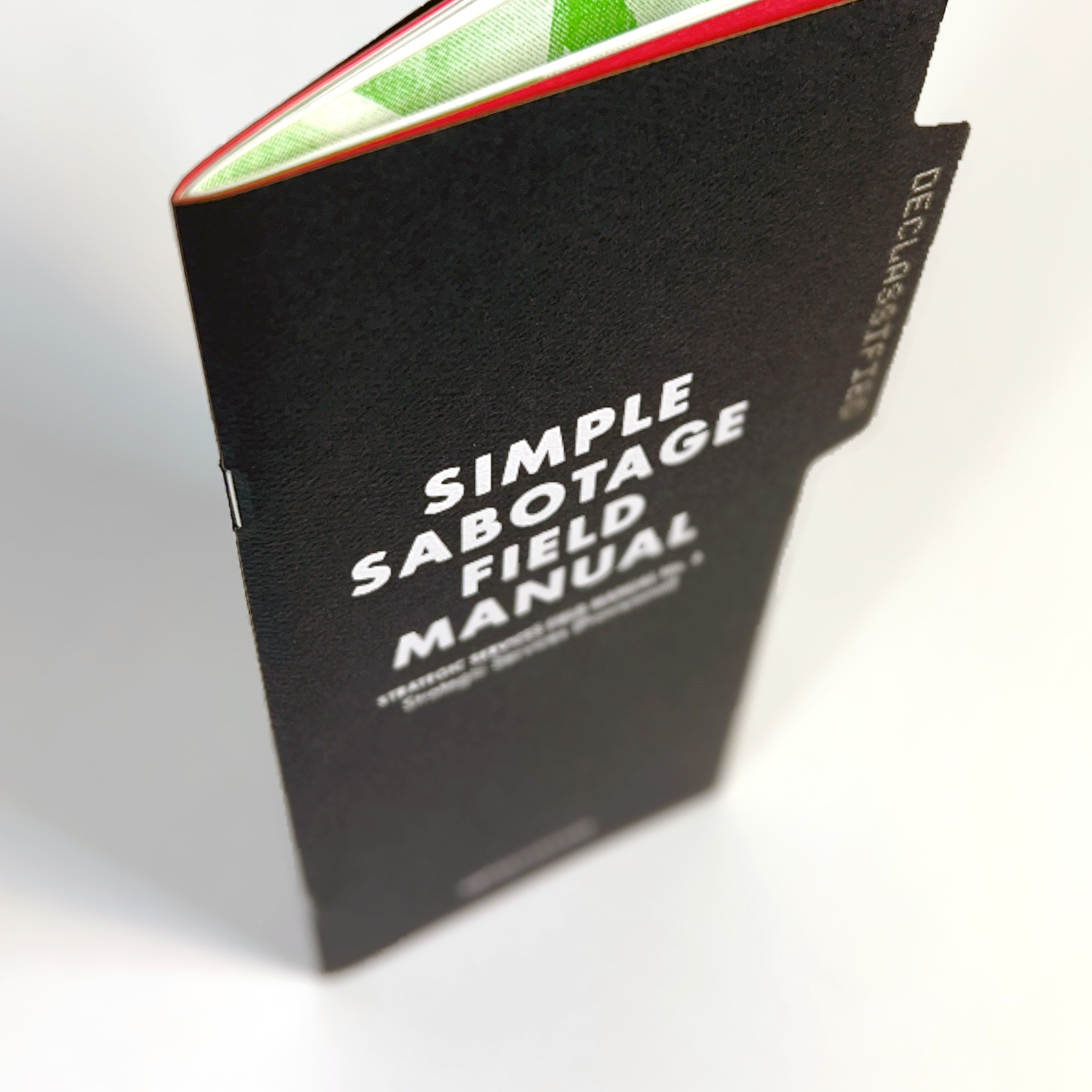 Preview image from Scott Boms&rsquo; printing of the Simple Sabotage Field Manual