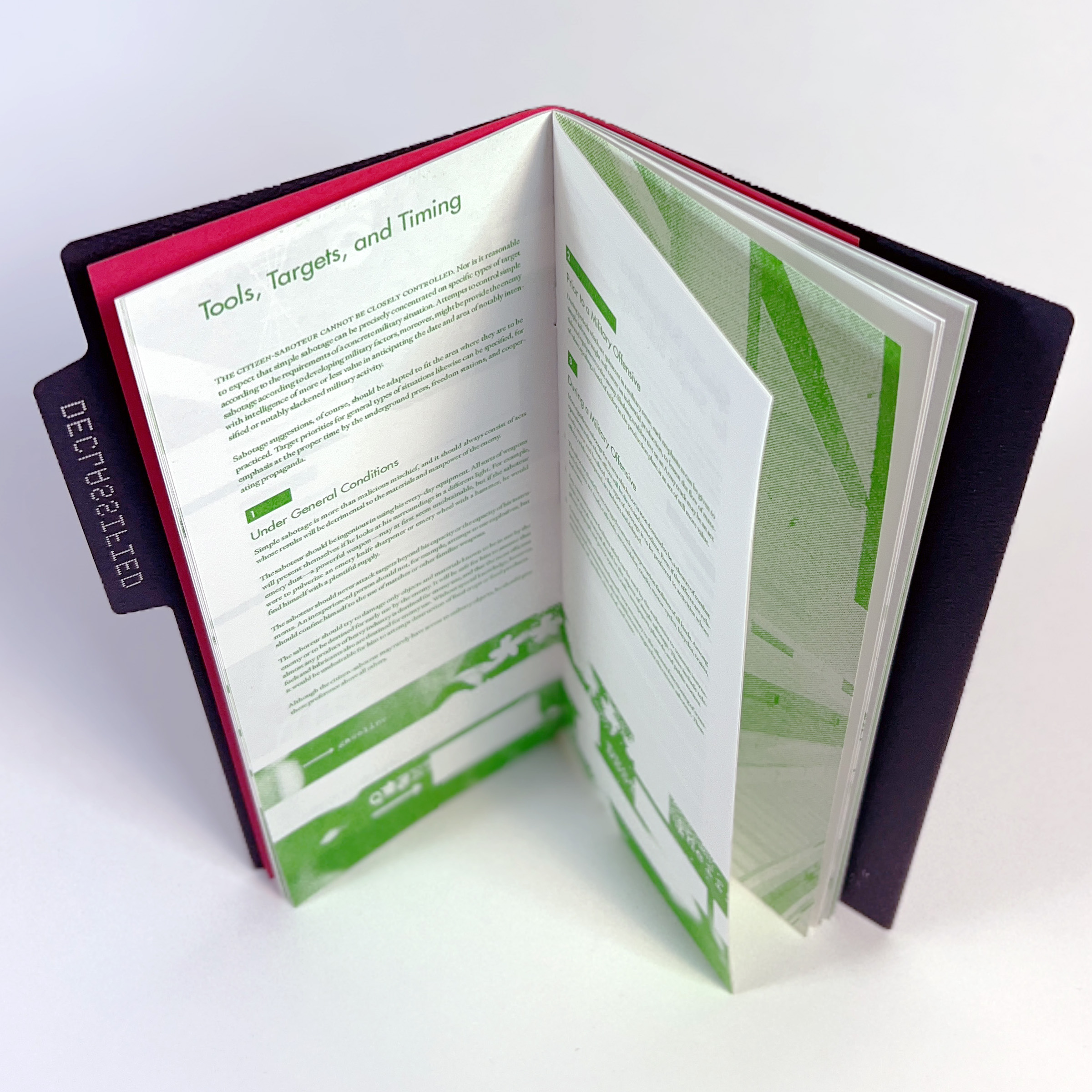 Preview image from Scott Boms&rsquo; printing of the Simple Sabotage Field Manual