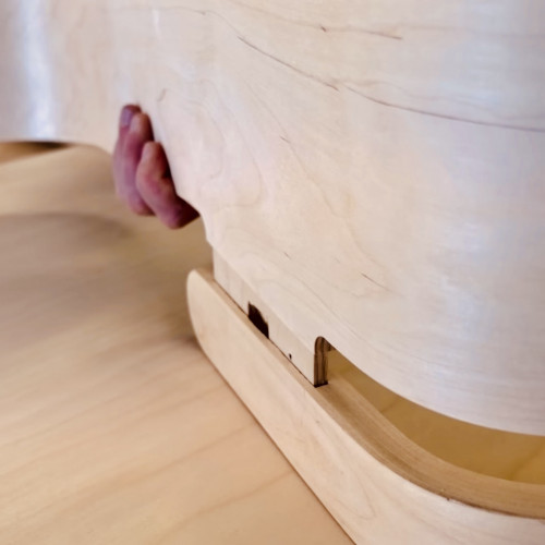 plywood furniture photo from the video