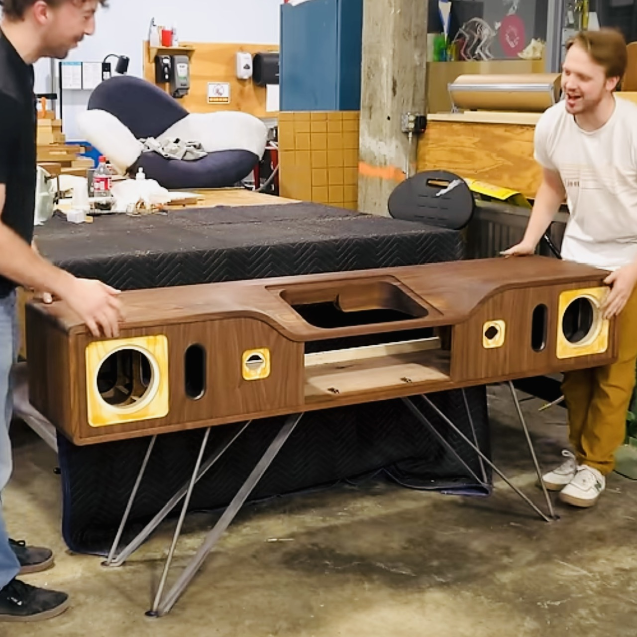 assembling furniture